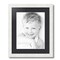 ArtToFrames 14x17" Matted Picture Frame with 10x13" Single Mat Photo Opening Framed in 1.25" White and 2" Mat (FWM-3966-14x17)